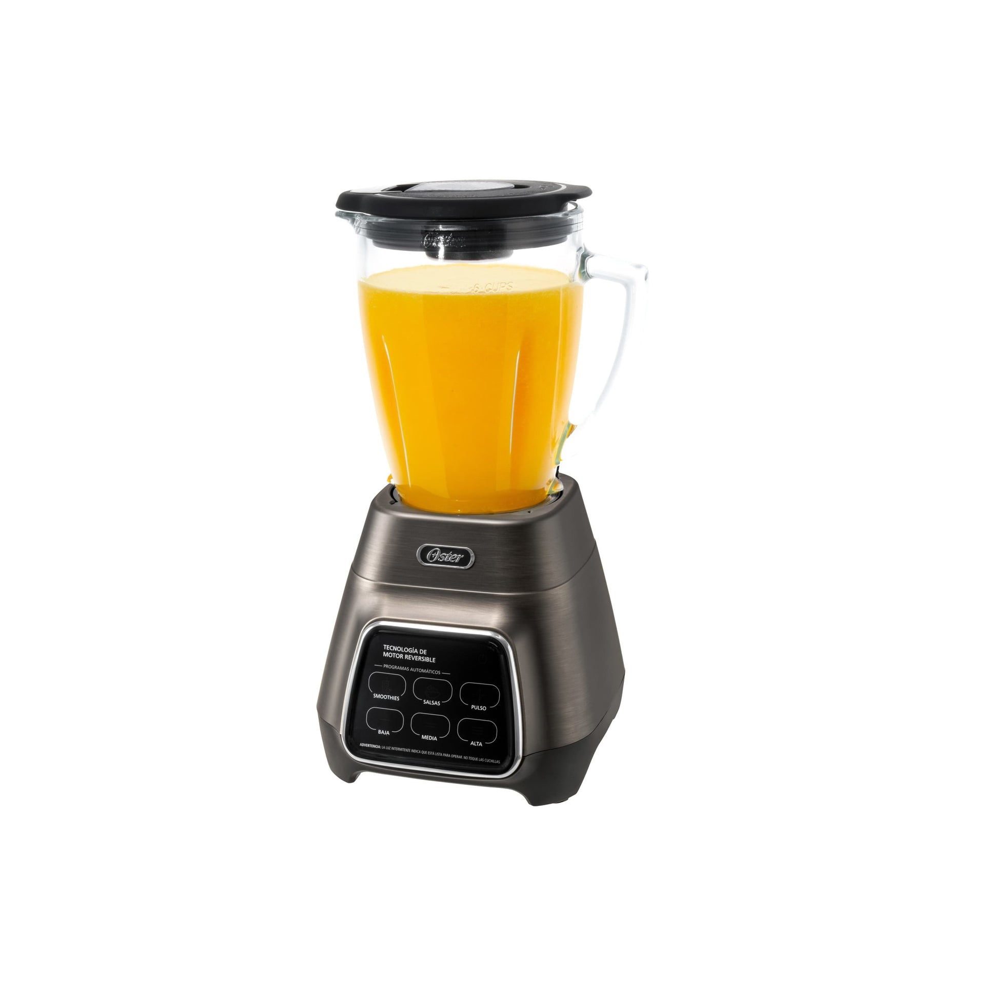 Licuadora Oster® con Tecnología Reversible y Pantalla Táctil, 3 Velocidades y 2 Programas automáticos BLSTPYG1312XBG