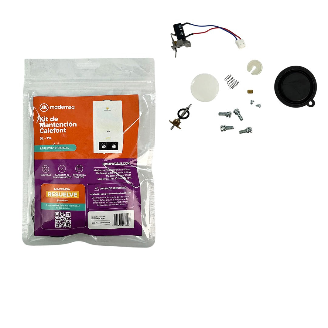 Kit Mantención Para Calefont Mademsa Vitality 5-11 Litros Original-11