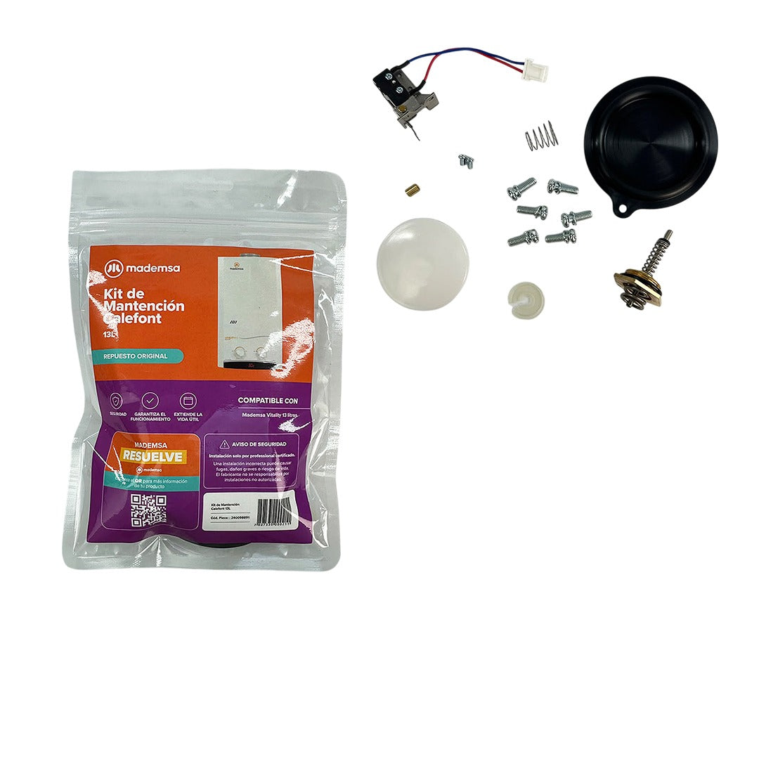 Kit Mantención Para Calefont Mademsa Vitality 13 Litros Original-18