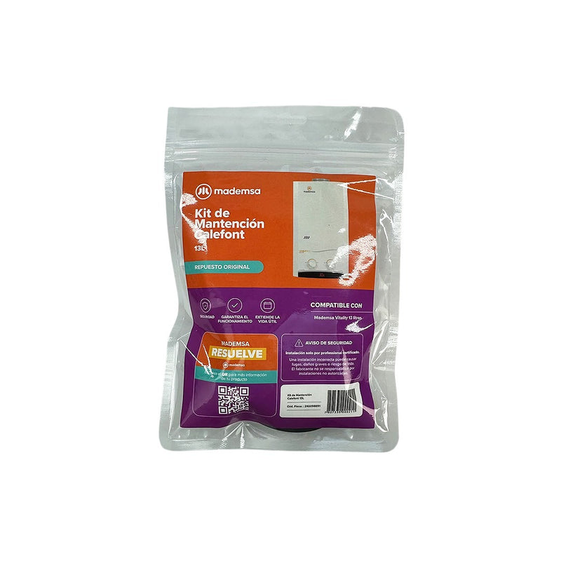 Kit Mantención Para Calefont Mademsa Vitality 13 Litros Original-2