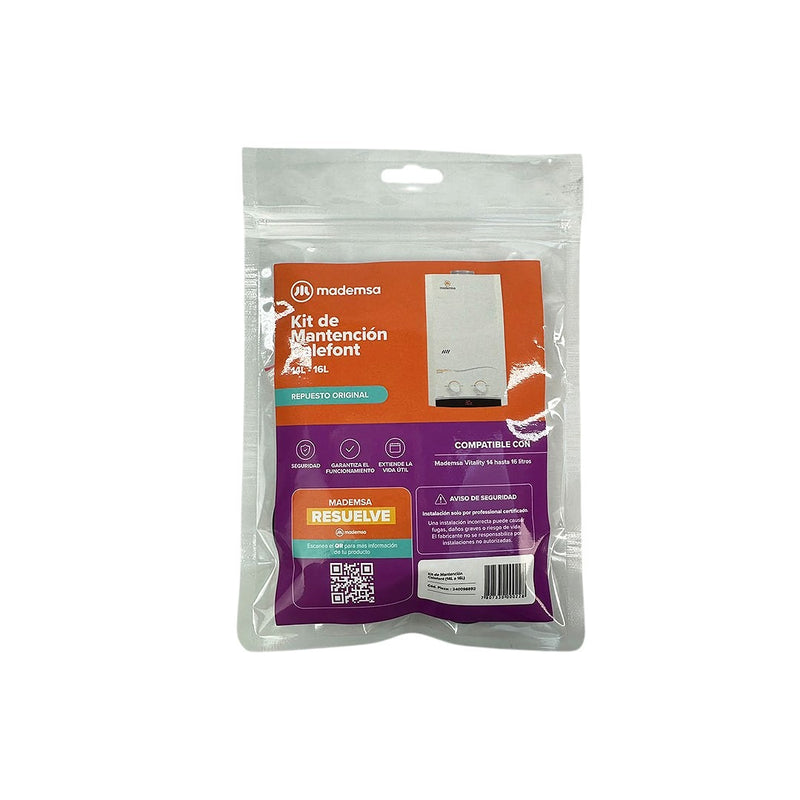 Kit Mantención Para Calefont Mademsa Vitality 14-16 Litros Original-2
